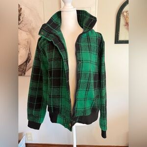 Vici Plaid Bomber Jacket
